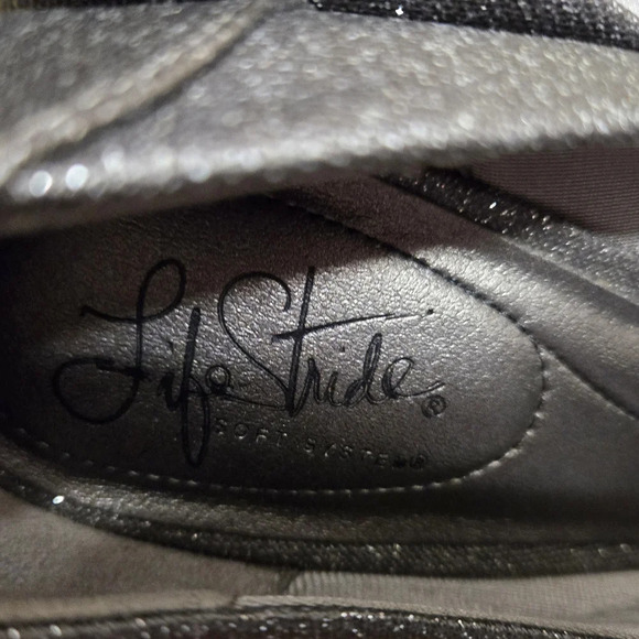 Life Stride, Lively Pewter Twinkstar Silver Heels Size 8.5 - Picture 6 of 6